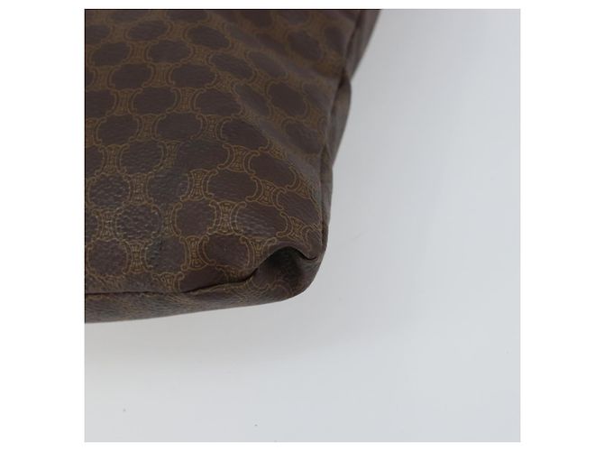 Céline Borsa tote in tela Macadam CELINE in pelle PVC marrone oro Auth ep12237 D'oro - vista 10