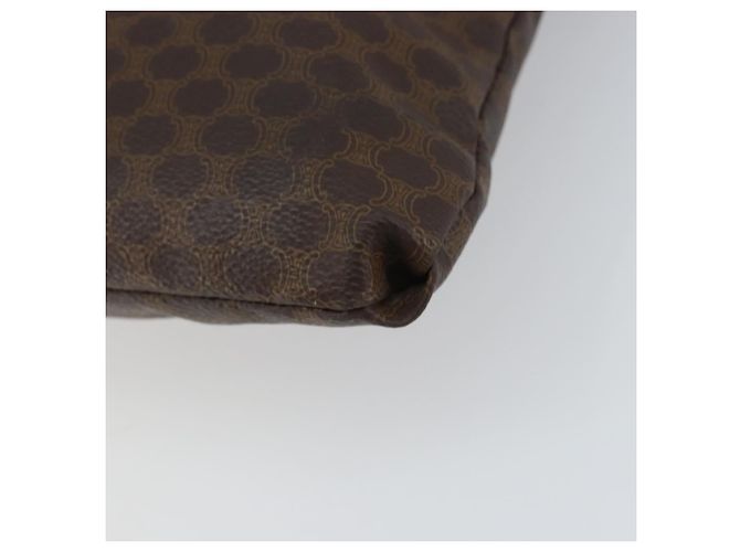 Céline Borsa tote in tela Macadam CELINE in pelle PVC marrone oro Auth ep12237 D'oro - vista 12