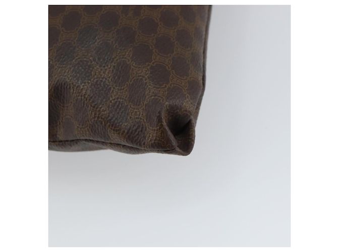Céline Borsa tote in tela Macadam CELINE in pelle PVC marrone oro Auth ep12237 D'oro - vista 13