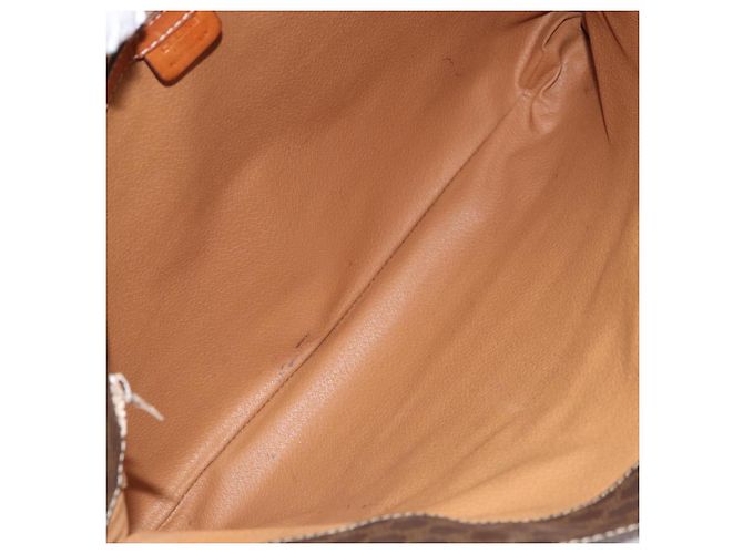 Céline Borsa tote in tela Macadam CELINE in pelle PVC marrone oro Auth ep12237 D'oro - vista 17
