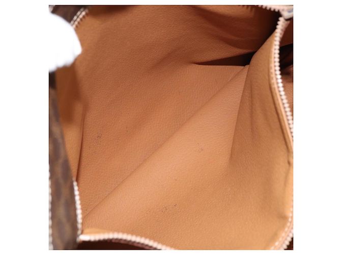 Céline Borsa tote in tela Macadam CELINE in pelle PVC marrone oro Auth ep12237 D'oro - vista 21