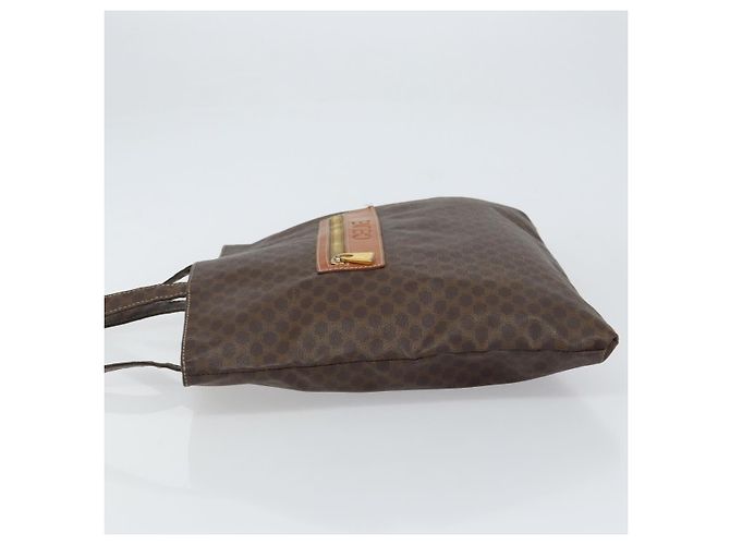 Céline Borsa tote in tela Macadam CELINE in pelle PVC marrone oro Auth ep12237 D'oro - vista 5
