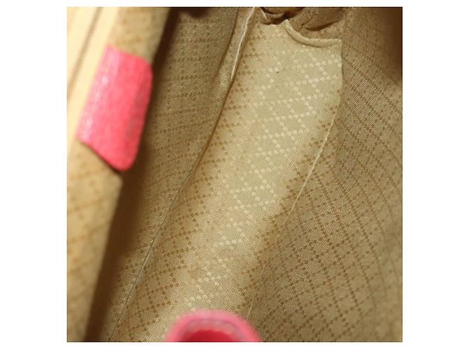 Mochila de Camurça Gucci Bamboo Vermelha Dourada 003 2058 0016 Auth th6525 Vermelho Dourado - vista 19