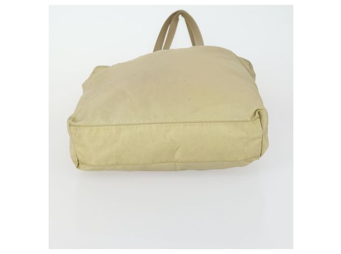 Borsa Tote PRADA Nylon 2 Set Kaki Beige Auth 151727 Cachi - vista 7