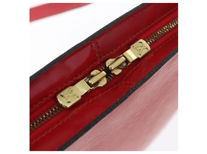 LOUIS VUITTON Borsa a Spalla Epi Lussac Rossa M52287 LV Auth BA8954 Rosso - vista 10