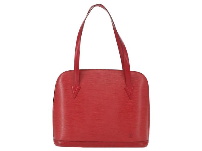 LOUIS VUITTON Borsa a Spalla Epi Lussac Rossa M52287 LV Auth BA8954 Rosso - vista 13