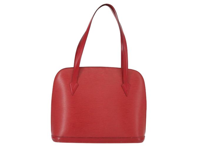 LOUIS VUITTON Borsa a Spalla Epi Lussac Rossa M52287 LV Auth BA8954 Rosso - vista 2