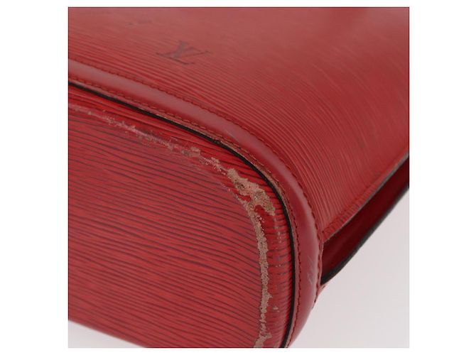 LOUIS VUITTON Borsa a Spalla Epi Lussac Rossa M52287 LV Auth BA8954 Rosso - vista 9