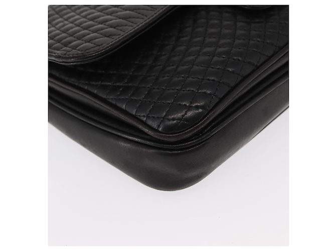 BALLY Borsa a Spalla a Catena Pelle Nera Oro Auth 156131 Nero D'oro - vista 10