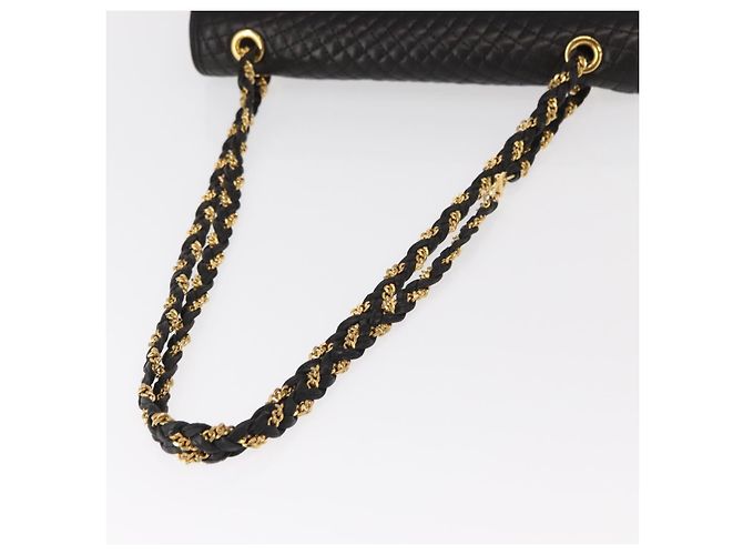 BALLY Borsa a Spalla a Catena Pelle Nera Oro Auth 156131 Nero D'oro - vista 7