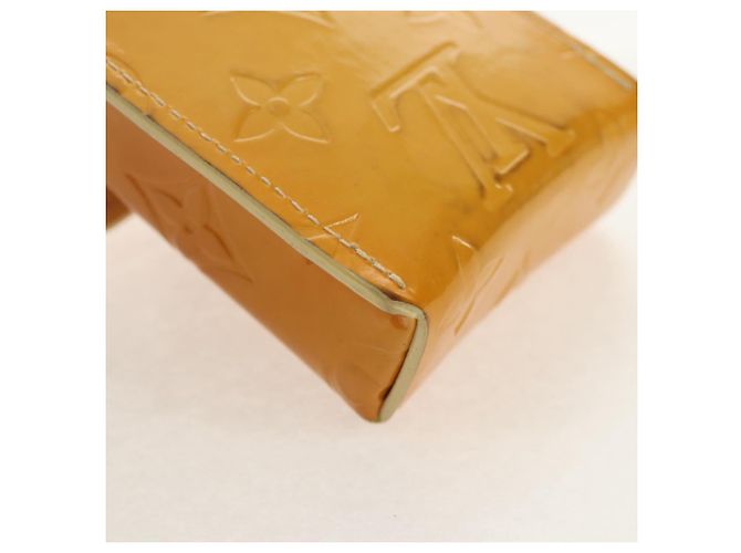 LOUIS VUITTON Monogram Vernis Custodia Verde Giallo Lime M91052 LV Auth BA8521 D'oro - vista 17