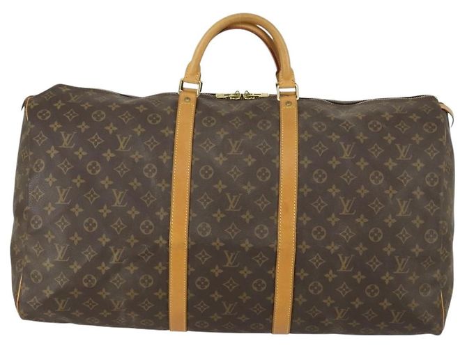 LOUIS VUITTON Borsa Boston Monogram Keepall 60 M41422 LV Auth 155159 Monogramma - vue 13