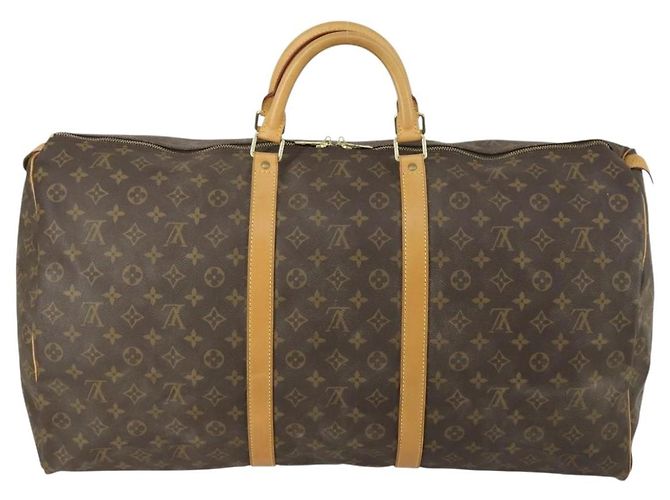 LOUIS VUITTON Borsa Boston Monogram Keepall 60 M41422 LV Auth 155159 Monogramma - vista 2