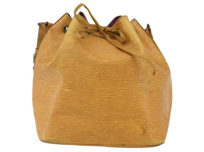 Noe LOUIS VUITTON Sac à épaule Petit Noé Epi Jaune M44109 LV Auth 155027 - vue 13