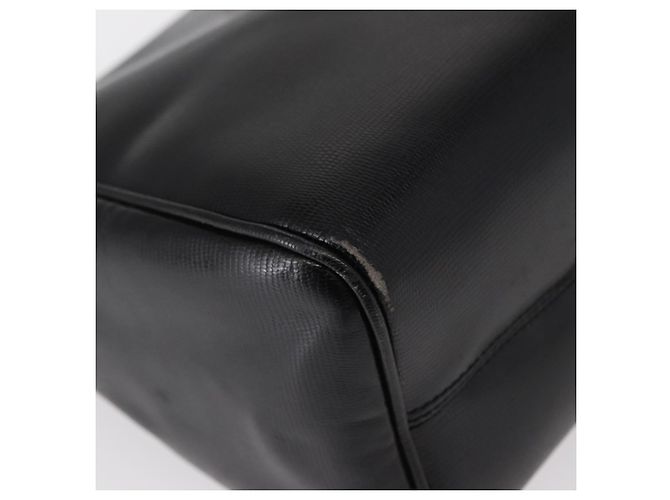 Céline Borsa a Spalla CELINE Circle in Pelle Nera e Oro Auth 156282 Nero D'oro - vista 10