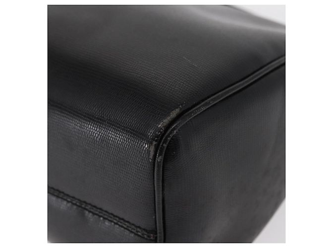 Céline Borsa a Spalla CELINE Circle in Pelle Nera e Oro Auth 156282 Nero D'oro - vista 11
