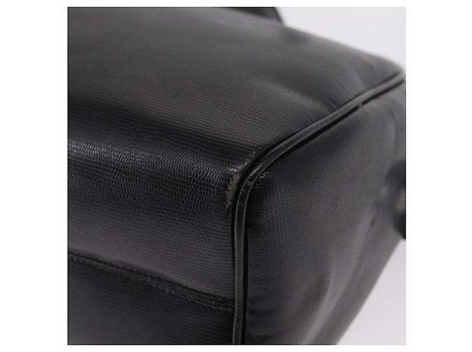 Céline Borsa a Spalla CELINE Circle in Pelle Nera e Oro Auth 156282 Nero D'oro - vista 13