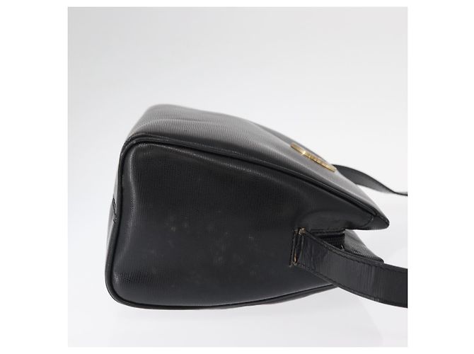 Céline Borsa a Spalla CELINE Circle in Pelle Nera e Oro Auth 156282 Nero D'oro - vista 4