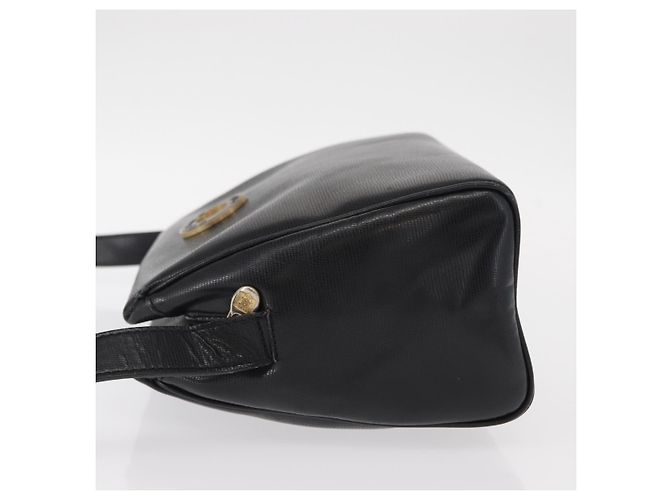 Céline Borsa a Spalla CELINE Circle in Pelle Nera e Oro Auth 156282 Nero D'oro - vista 5