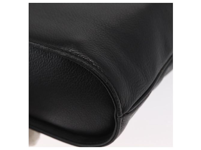 SAINT LAURENT Borsa a mano in pelle 2 in 1 Nera Oro Auth 156174 Nero D'oro - vista 15