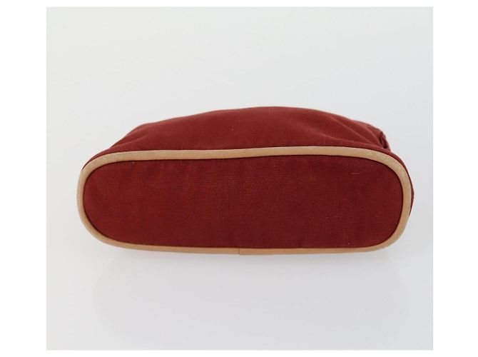 Hermès Pochette HERMES in tela 3 pezzi Rosa Nero Marrone Auth bs31480 - vista 18