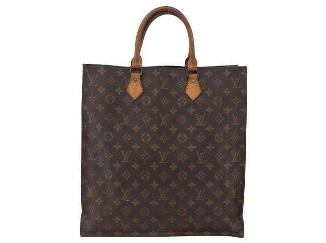 LOUIS VUITTON Borsa Sac Plat Monogram M51140 LV Auth 157654 Monogramma - vista 13