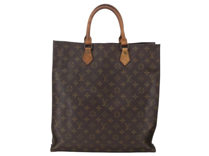 LOUIS VUITTON Borsa Sac Plat Monogram M51140 LV Auth 157654 Monogramma - vista 2