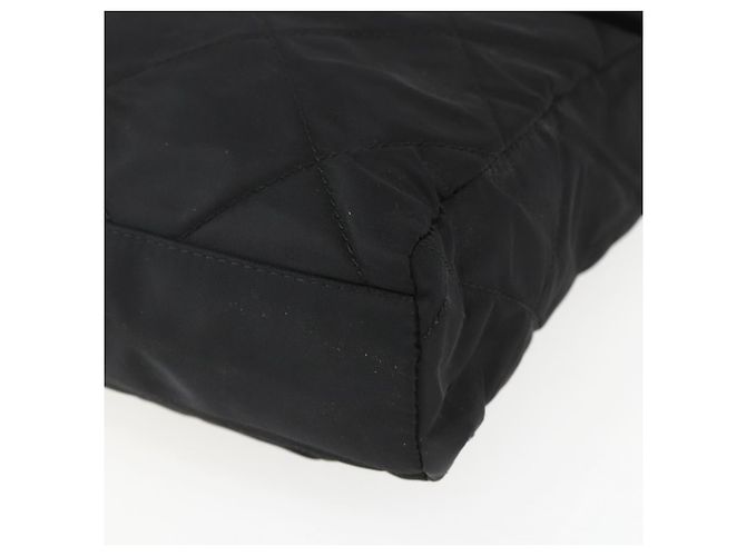 PRADA Borsa Tote Matelassé in Nylon Nera Oro Auth bs31575 Nero D'oro - vista 14