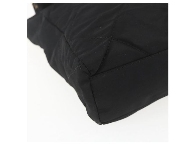 PRADA Borsa Tote Matelassé in Nylon Nera Oro Auth bs31575 Nero D'oro - vista 15