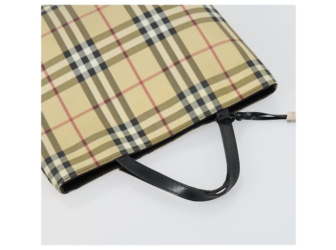 Autre Marque Borsa a mano in tela Burberrys Nova Check 3 pezzi Beige Verde Auth bs31496 - vista 18