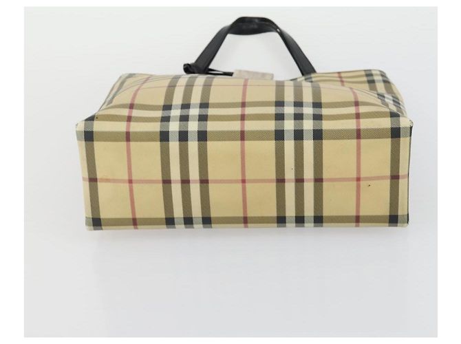 Autre Marque Borsa a mano in tela Burberrys Nova Check 3 pezzi Beige Verde Auth bs31496 - vista 20