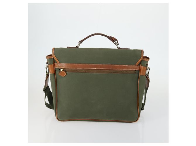 Autre Marque Borsa a mano in tela Burberrys Nova Check 3 pezzi Beige Verde Auth bs31496 - vista 3