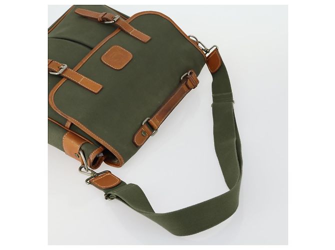 Autre Marque Borsa a mano in tela Burberrys Nova Check 3 pezzi Beige Verde Auth bs31496 - vista 5