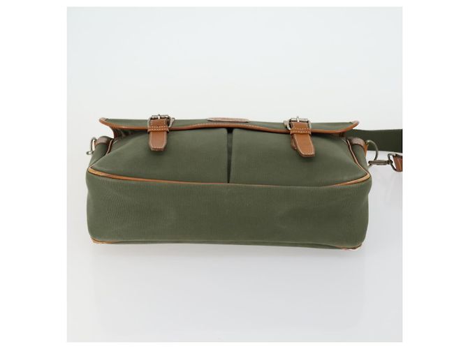 Autre Marque Borsa a mano in tela Burberrys Nova Check 3 pezzi Beige Verde Auth bs31496 - vista 7