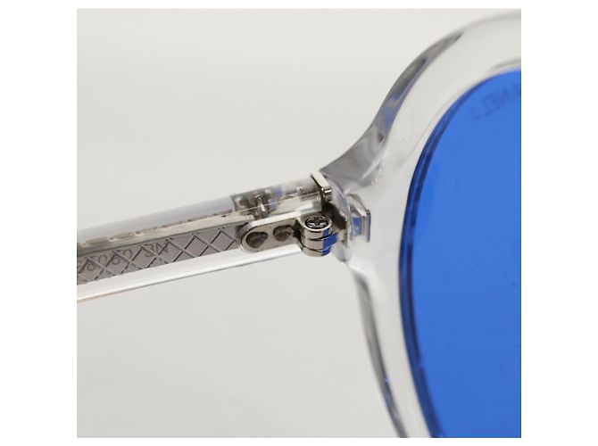 Occhiali da sole CHANEL in plastica Blu CC Auth 155953M - vista 19