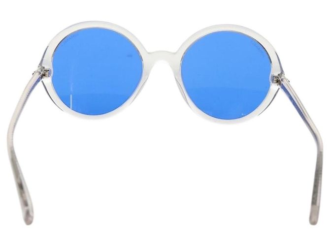 Occhiali da sole CHANEL in plastica Blu CC Auth 155953M - vista 3