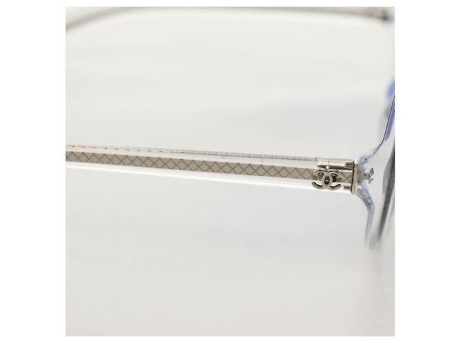Occhiali da sole CHANEL in plastica Blu CC Auth 155953M - vista 6
