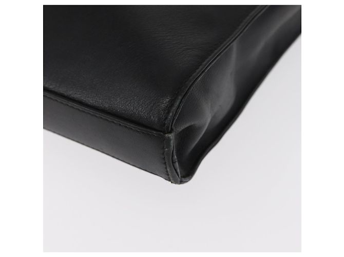 Borsa a mano in pelle Gucci Bamboo Nera Oro 001 2855 1875 0 Auth ka770 Nero D'oro - vista 11