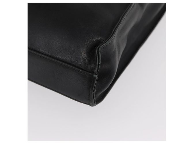 Borsa a mano in pelle Gucci Bamboo Nera Oro 001 2855 1875 0 Auth ka770 Nero D'oro - vista 13