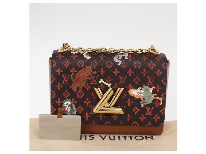 LOUIS VUITTON Borsa a Spalla Catgram Twist MM M44408 LV Auth BA8995SAM Monogramma - vista 12