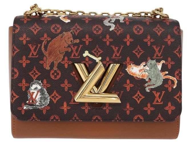 LOUIS VUITTON Borsa a Spalla Catgram Twist MM M44408 LV Auth BA8995SAM Monogramma - vista 13