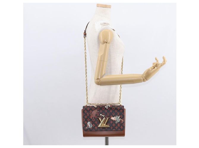 LOUIS VUITTON Borsa a Spalla Catgram Twist MM M44408 LV Auth BA8995SAM Monogramma - vista 26