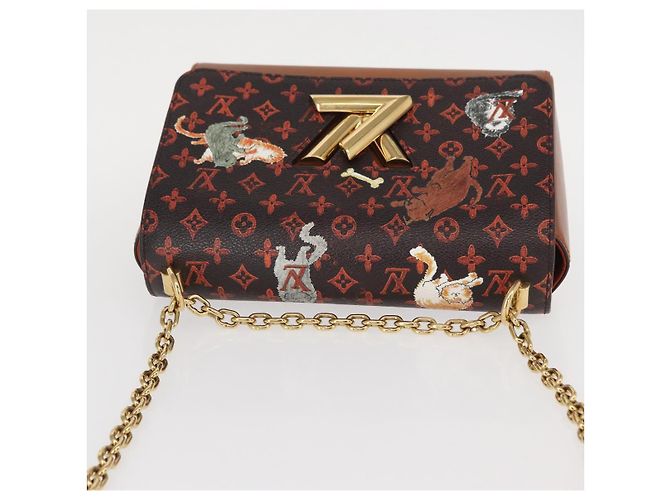 LOUIS VUITTON Borsa a Spalla Catgram Twist MM M44408 LV Auth BA8995SAM Monogramma - vista 6
