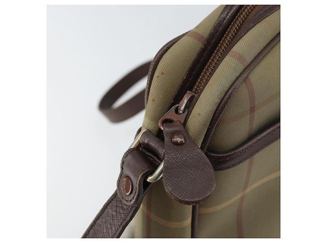 Autre Marque Borsa a Spalla Burberrys Nova Check in Tela Beige Auth BA8675 - vista 10