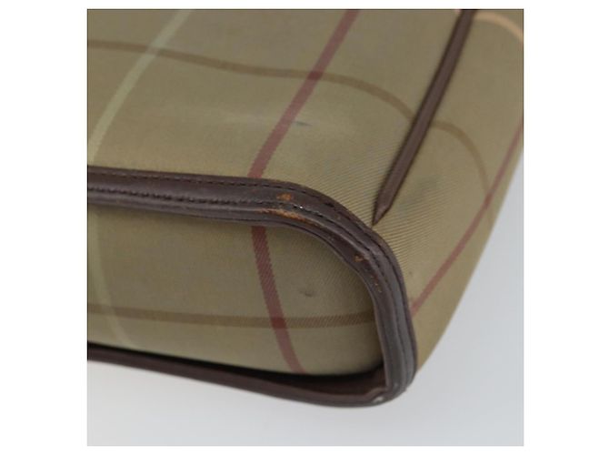 Autre Marque Borsa a Spalla Burberrys Nova Check in Tela Beige Auth BA8675 - vista 15