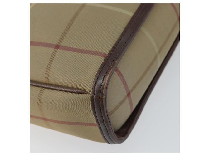 Autre Marque Borsa a Spalla Burberrys Nova Check in Tela Beige Auth BA8675 - vista 16