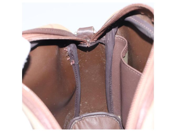 Autre Marque Borsa a Spalla Burberrys Nova Check in Tela Beige Auth BA8675 - vista 19