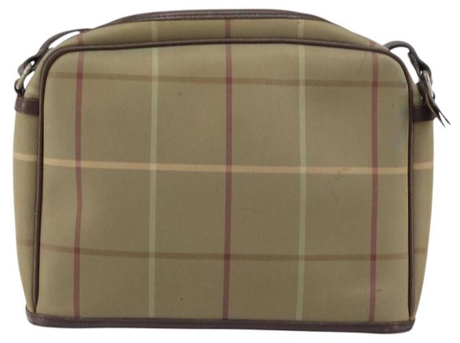 Autre Marque Borsa a Spalla Burberrys Nova Check in Tela Beige Auth BA8675 - vista 2