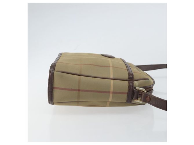 Autre Marque Borsa a Spalla Burberrys Nova Check in Tela Beige Auth BA8675 - vista 3