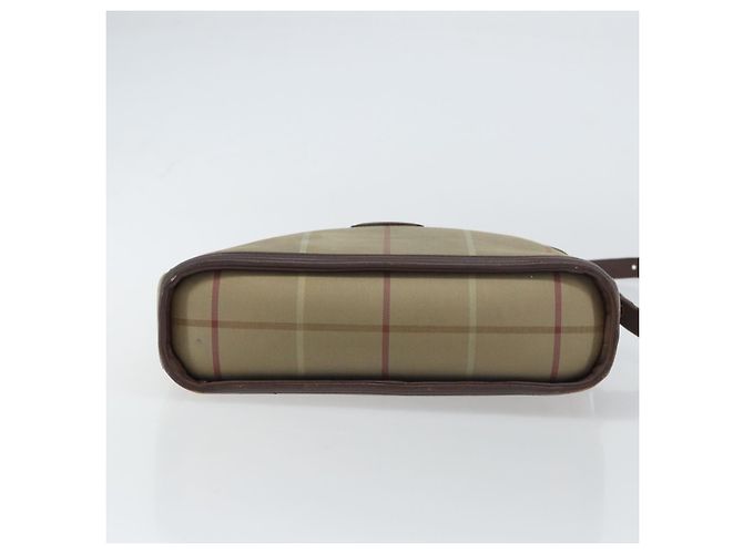 Autre Marque Borsa a Spalla Burberrys Nova Check in Tela Beige Auth BA8675 - vista 5